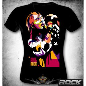 GUNS N ROSES  - AXL ROSES - LIVE.  MT.113.  női póló