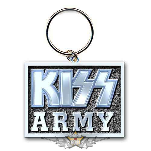 KISS - kulcstartó.  Army Block (öntvényes dombormű)    import fém kulcstartó