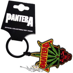   Pantera - Keychain.  Leaf Skull.  PANTKEY14.  import fém kulcstartó