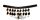 Dark Queen Choker. BJ. 094.    nyakpánt, nyakörv, nyakék