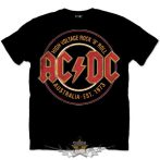   AC/DC - HIGH VOLTAGE - ROCK N ROLL. 1973.  641.  férfi zenekaros póló