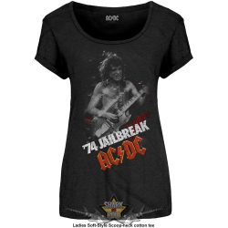 AC/DC - Jailbreak.  Scoop Neck Lady. zenekaros női póló