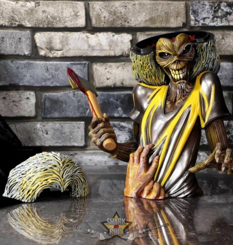 Iron Maiden - Killers .  nagyméretü asztali dísz, mellszobor, koponya figura