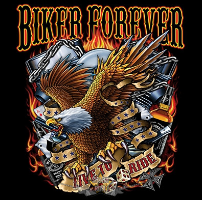 BIKER FOREVER 2. F.G. felvarró