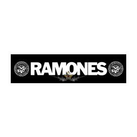 RAMONES - LOGO.   Super Strip Patch.. 5 x 19. cm. felvarró
