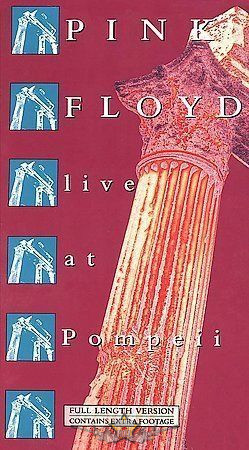 Pink Floyd - Live at Pompeii VHS,.  zenei VHS