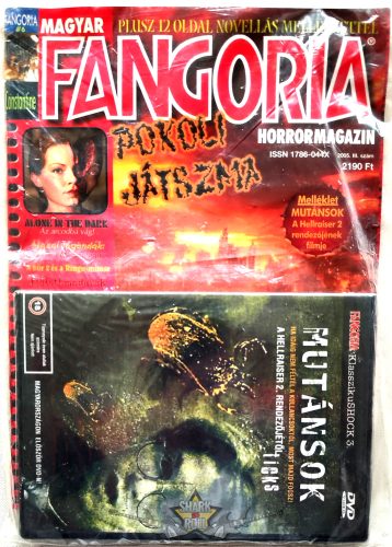 FANGÓRIA. Horrormagazin. 2005.3.szám. RITKASÁG !  könyv, újság,dvd