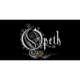 Opeth  -  Logo.  10 x 5.  felvarró
