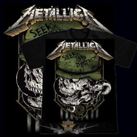 METALLICA - SEEK AND DESTROY.   S.ZF.403. zenekaros  póló.    METALLICA - SEEK AND DESTROY.   S.ZF.403. zenekaros  póló.