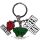 Green Day - Keychain.  Logo Charms.   import fém kulcstartó