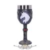 Unikornis - Celtic Purple Unicorn Refreshment Goblet Wine Glass 19cm. U0003a3.. fantasy dísz,kehely