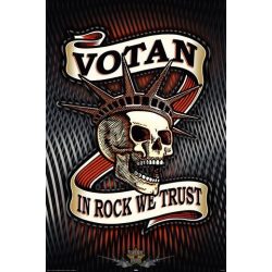 Votan - In rock we trust.  plakát, poszter