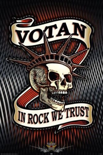 Votan - In rock we trust.  plakát, poszter