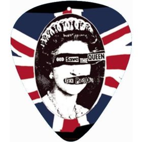 SEX PISTOLS - GOD SAVE THE QUEEN.  pengető nyaklánc