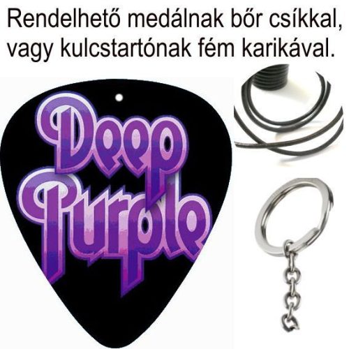 DEEP PURPLE.  pengető nyaklánc