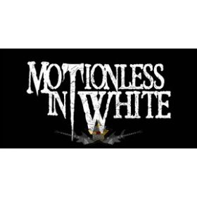 Motionless In White  -  Logo.  10 x 5.  felvarró