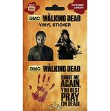   The Walking Dead - Sticker Set. Vinyl stickers. matrica szett