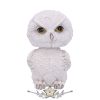 Bobhoot Snowy Owl Bobble Head Figurine. U4920R0. bológatos állat figura