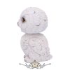 Bobhoot Snowy Owl Bobble Head Figurine. U4920R0. bológatos állat figura