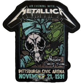   Metallica - Woven Patch.  Roam Tour  * EXTRA PRÉMIUM *.2026.   hímzett felvarró