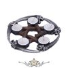 Kasza Pentagram teamécses tartó.  Tealight Holder 15.5cm. U5740U1  illatosító,  mécses tartó