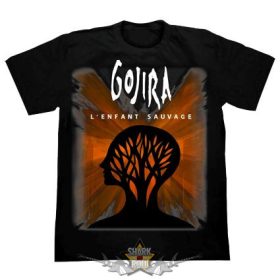GOJIRA - L' enfant Sauvage.   férfi zenekaros póló GOJIRA - L' enfant Sauvage.   férfi zenekaros póló