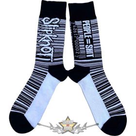  Slipknot - Unisex Ankle Socks.  Barcode (Black) (UK Size 7 - 11)    boka  zokni