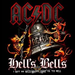 AC/DC - HELLS BELLS   SFL. felvarró