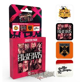 SUICIDE SQUAD MIX.  pohár alátét szett