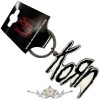 Korn - Keychain.  Logo   import fém kulcstartó