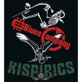 BLUES COMPANY - Kispirics.   SFL. felvarró
