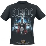 AC/DC - High Voltage Guitar.  zenekaros  póló. 