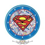 Superman – Logo Wall Clock.  falióra