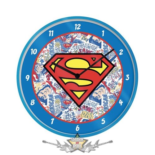 Superman – Logo Wall Clock.  falióra