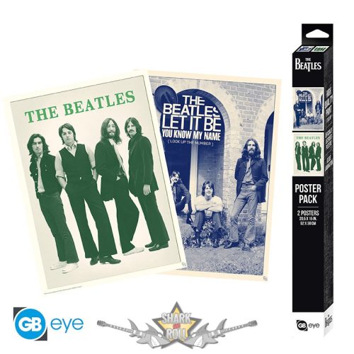 THE BEATLES - Set 2 Posters Chibi 52x38 - The Beatles.  plakát, poszter