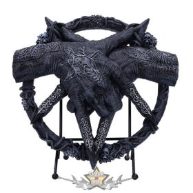   Baphomet - Hold of Baphomet Hand Free Standing Plaque. B5244SO.   fantasy figura, asztali dísz