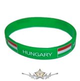   Hungary. Nemzeti szinü - szilikon karkötő.   karkötő, csuklópánt