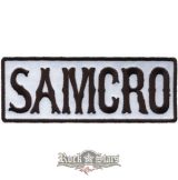 SOA - SONS OF ANARCHY - Samcro logo. F.CS.  felvarró