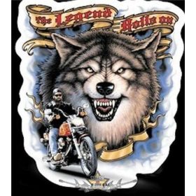   Hot Leathers - Hot Sexy Biker Transparent Decals. Vinyl stickers. matrica szett
