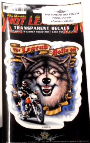 Hot Leathers - Hot Sexy Biker Transparent Decals. Vinyl stickers. matrica szett