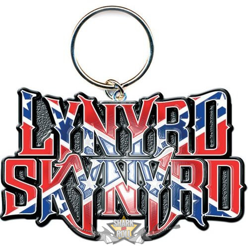 Lynyrd Skynyrd - Keychain.  Flag Logo  fém kulcstartó vagy medál