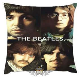 THE BEATLES - Band.   Díszpárna Huzat Cipzárral