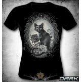 BLACK CAT.  MT.52.  nöi fantasy póló