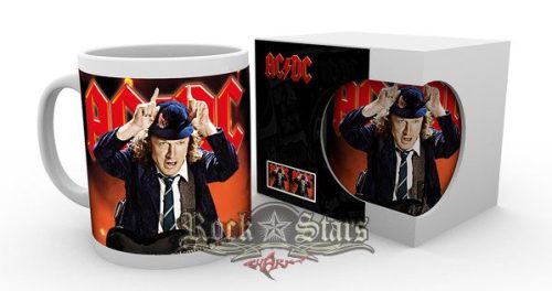 AC/DC - ANGUS Live.  zenekaros bögre 