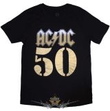   AC/DC - Unisex T-Shirt. Bolt Array Back Print.    férfi zenekaros póló
