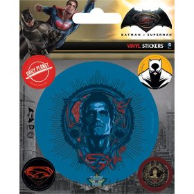 BATMAN VS SUPERMAN . Vinyl stickers. matrica szett