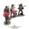 A POKOL BANDÁJA - One Hell Of A Band! (Set 4) 10cm. NEM3962.  koponya figura szett