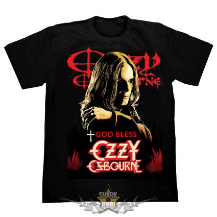 OZZY OSBOURNE - GOD BLESS. SD.   férfi zenekaros póló