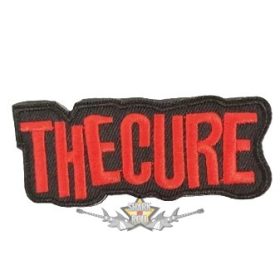 THE CURE - Logo 2.  hímzett felvarró