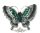 Butterfly - Black - green árnyalat.. bross.  goth ékszer